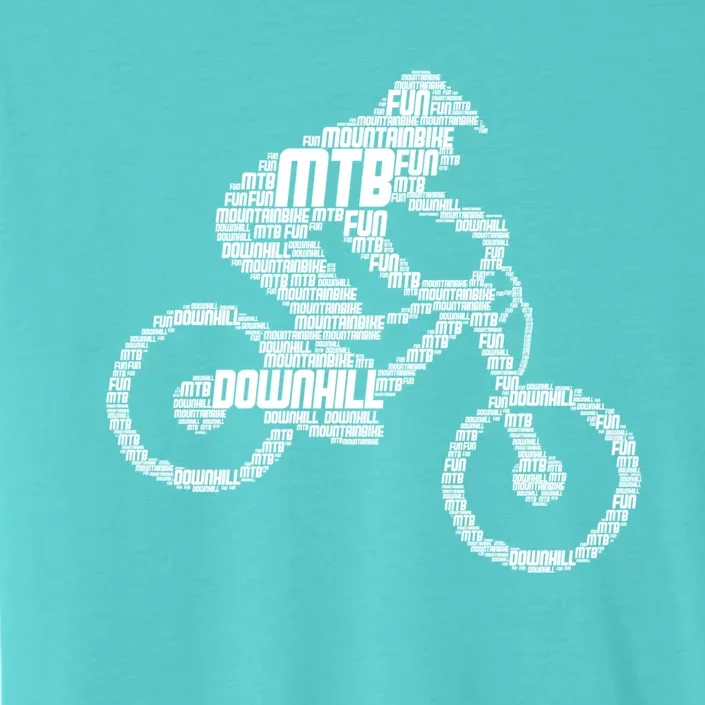 Mountain Bike Downhill Mtb Biking Cycling Biker Gift ChromaSoft Performance T-Shirt