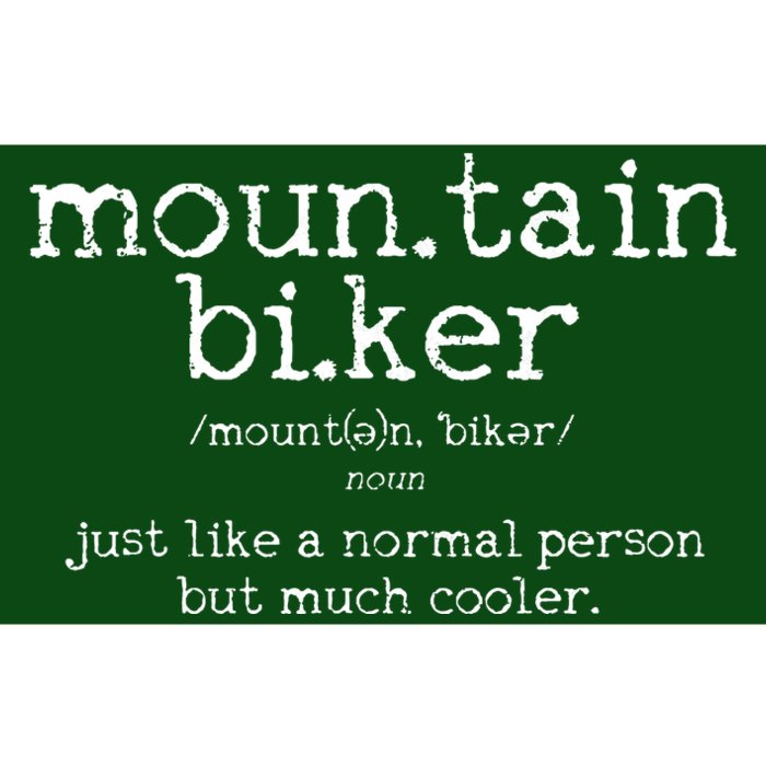 Mountain Biker Definition Funny MTB Downhill Biking Gift Bumper Sticker