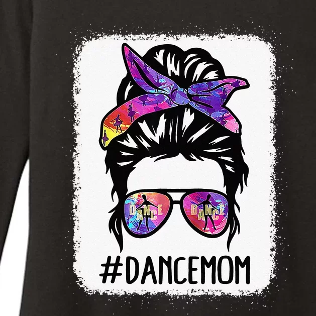 Messy Bun Dance Mom Life Ballet Dancing Mothers Day Womens CVC Long Sleeve Shirt