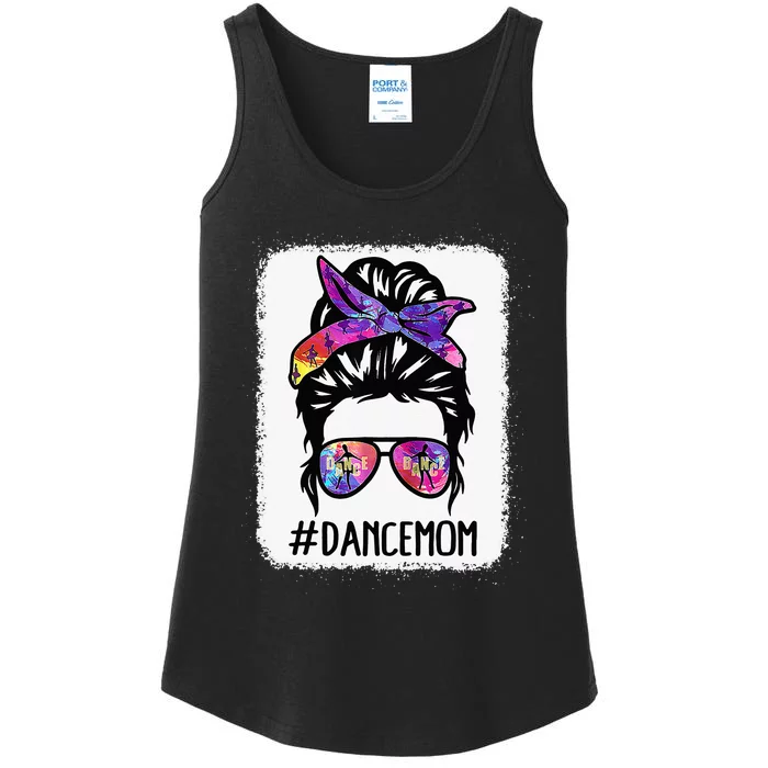 Messy Bun Dance Mom Life Ballet Dancing Mothers Day Ladies Essential Tank