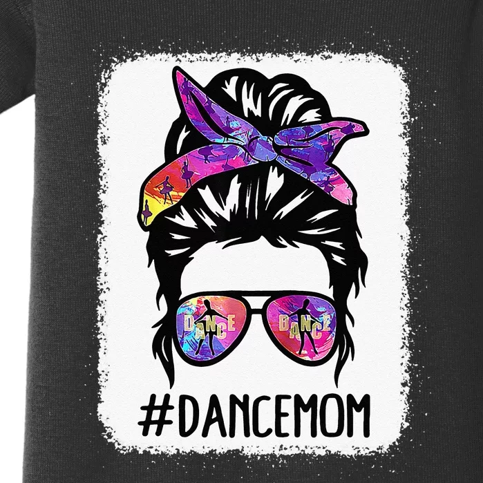 Messy Bun Dance Mom Life Ballet Dancing Mothers Day Baby Bodysuit