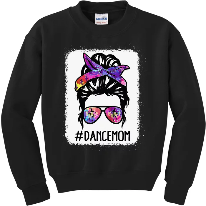 Messy Bun Dance Mom Life Ballet Dancing Mothers Day Kids Sweatshirt