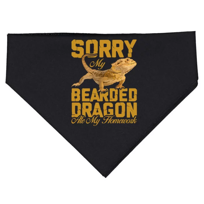 My Bearded Dragon Ate My Homework Bearded Dragon USA-Made Doggie Bandana