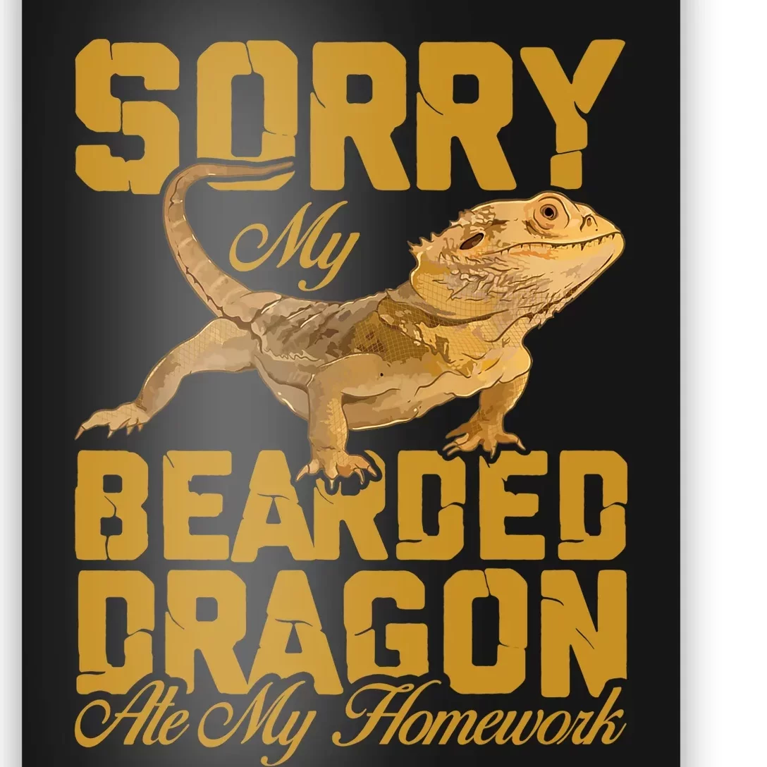 My Bearded Dragon Ate My Homework Bearded Dragon Poster