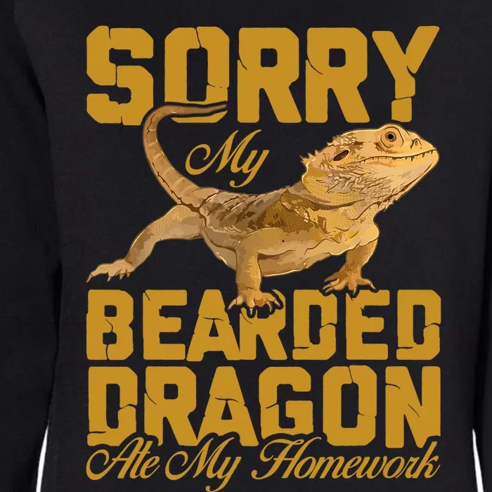 My Bearded Dragon Ate My Homework Bearded Dragon Womens California Wash Sweatshirt