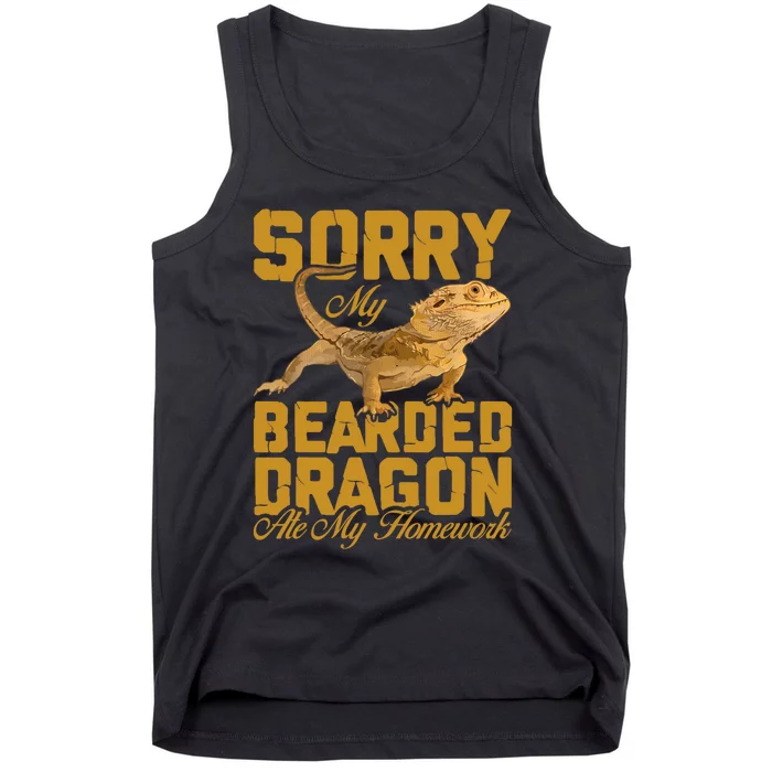 My Bearded Dragon Ate My Homework Bearded Dragon Tank Top