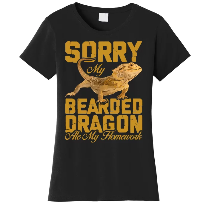 My Bearded Dragon Ate My Homework Bearded Dragon Women's T-Shirt