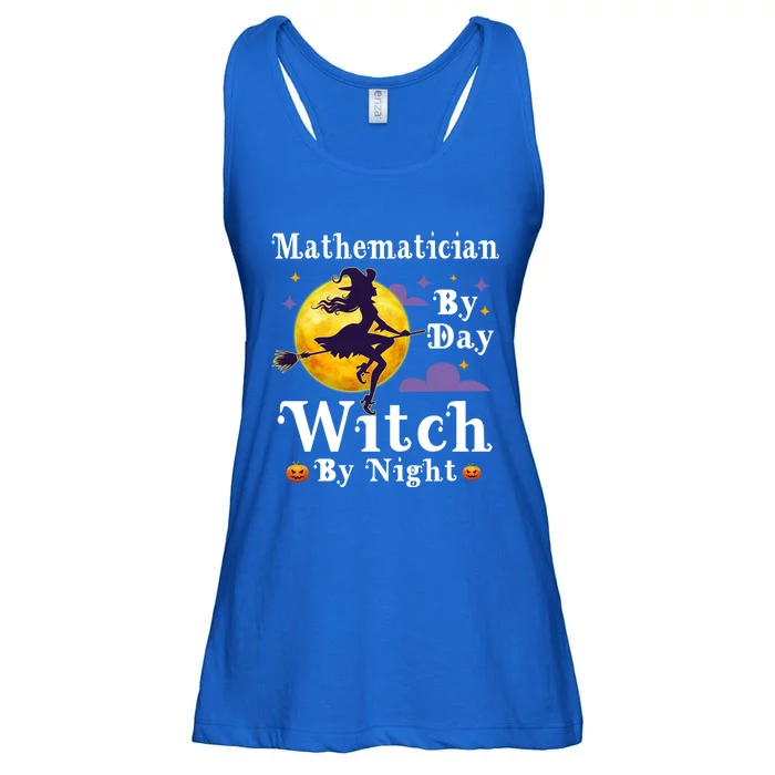 Mathematician By Day Witch By Night Math Halloween Costume Gift Ladies Essential Flowy Tank