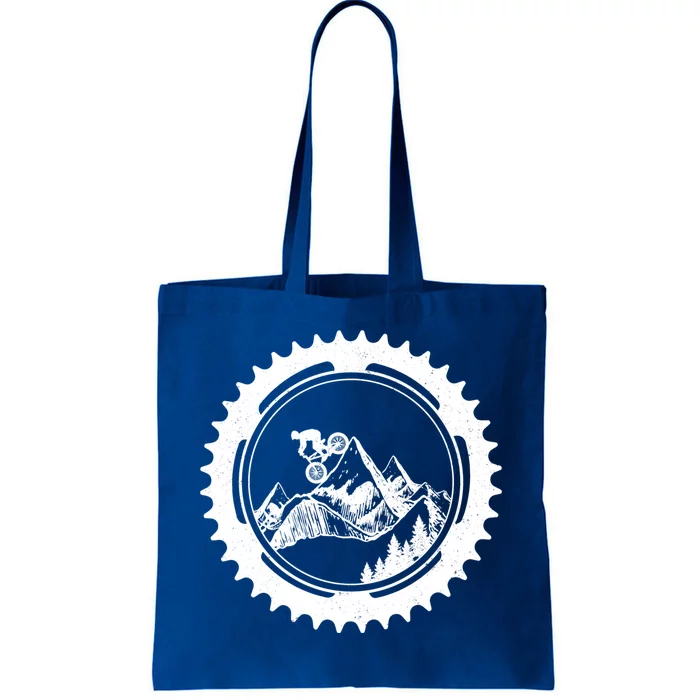 Mountain Bike Downhill Mtb Mountain Biker Gift Tote Bag