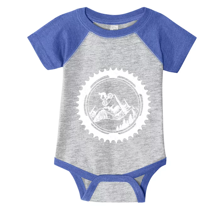 Mountain Bike Downhill Mtb Mountain Biker Gift Infant Baby Jersey Bodysuit