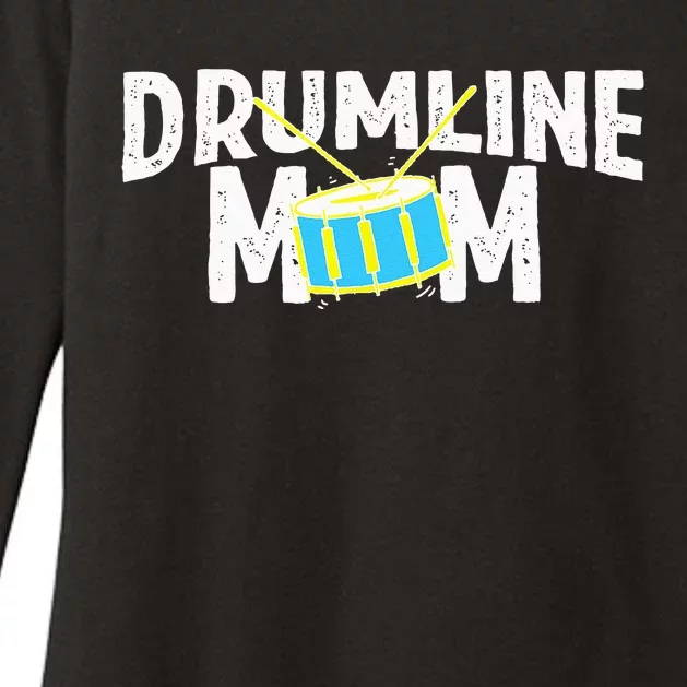 Marching Band Drums Drumline Mom Womens CVC Long Sleeve Shirt