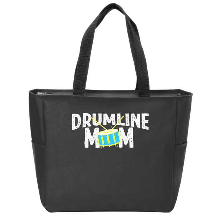 Marching Band Drums Drumline Mom Zip Tote Bag