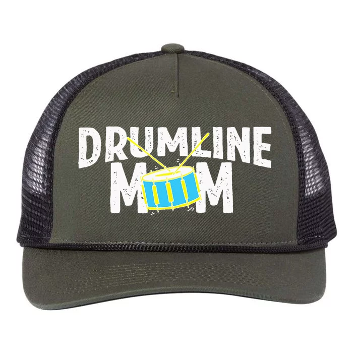 Marching Band Drums Drumline Mom Retro Rope Trucker Hat Cap