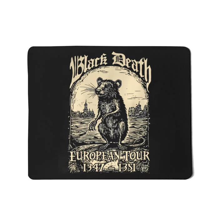 Mouse Black Death European 1347 1351 Mousepad