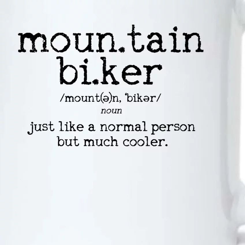 Mountain Biker Definition Funny Mtb Downhill Biking Gift Cute Gift Black Color Changing Mug