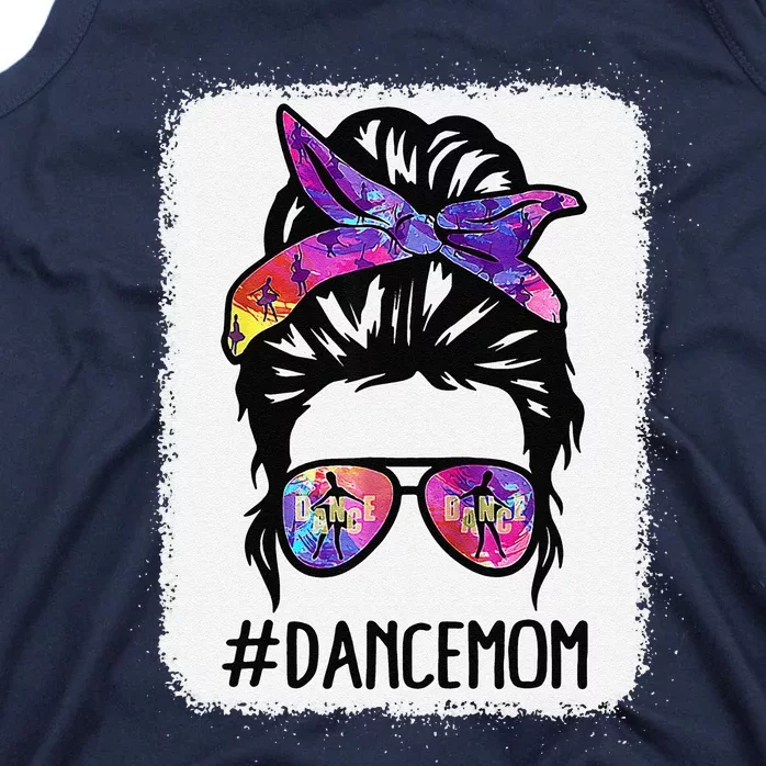 Messy Bun Dance Mom Life Ballet Dancing Mother's Day Tank Top