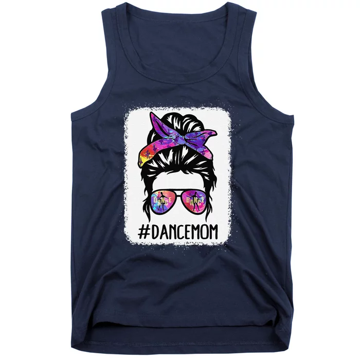 Messy Bun Dance Mom Life Ballet Dancing Mother's Day Tank Top