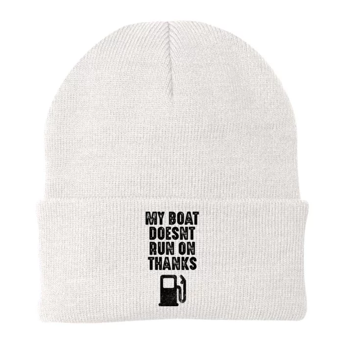 My Boat Doesn't Run On Thanks Boating Gifts for Boat Owners Knit Cap Winter Beanie