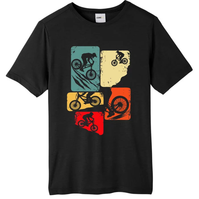 Mountain Bike Downhill Mtb Biking Cycling Biker ChromaSoft Performance T-Shirt