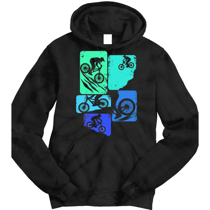 Mountain Bike Downhill Mtb Biking Cycling Biker Tie Dye Hoodie