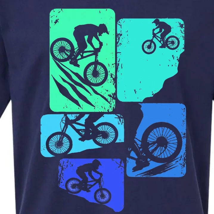 Mountain Bike Downhill Mtb Biking Cycling Biker Sueded Cloud Jersey T-Shirt