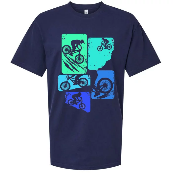 Mountain Bike Downhill Mtb Biking Cycling Biker Sueded Cloud Jersey T-Shirt