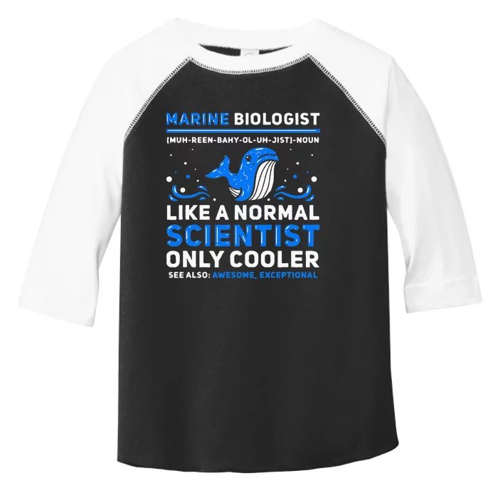 Marine Biologist Definition Marine Biology Toddler Fine Jersey T-Shirt