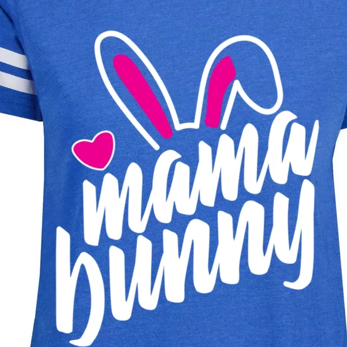 Mama Bunny Easter Bunny Ears Gift Enza Ladies Jersey Football T-Shirt