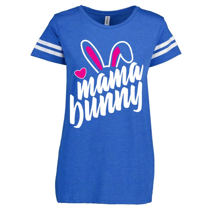 Mama Bunny Easter Bunny Ears Gift Enza Ladies Jersey Football T-Shirt