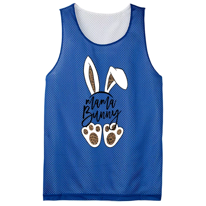 Mama Bunny Easter Bunny Leopard Gift Mesh Reversible Basketball Jersey Tank