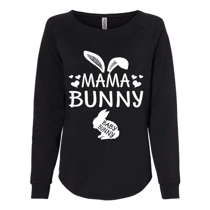 Mama Bunny Easter Pregnancy Announcet Gift Womens California Wash Sweatshirt