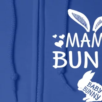 Mama Bunny Easter Pregnancy Announcet Gift Full Zip Hoodie