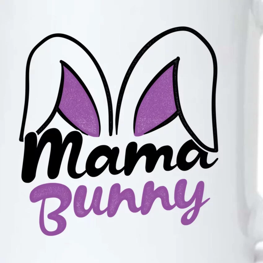 Mama Bunny Easter Gift Black Color Changing Mug