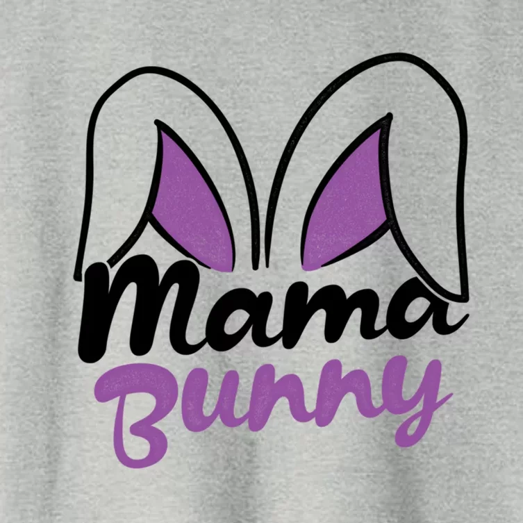 Mama Bunny Easter Gift Women's Crop Top Tee