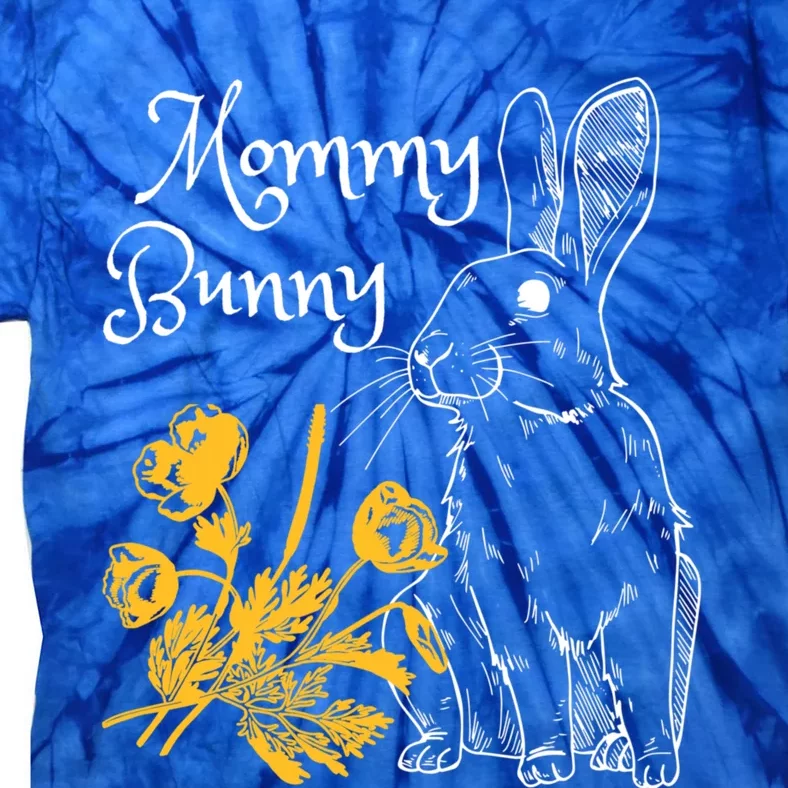 Mommy Bunny Easter Mom Pregnant Mom Gift Tie-Dye T-Shirt