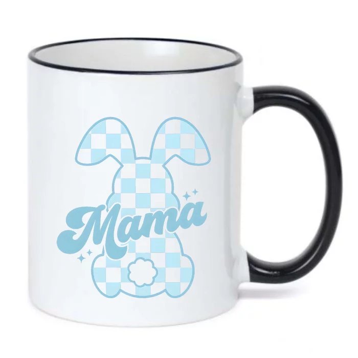 Mama Bunny Easter Day Matching Family Mom Daughter Son Black Color Changing Mug