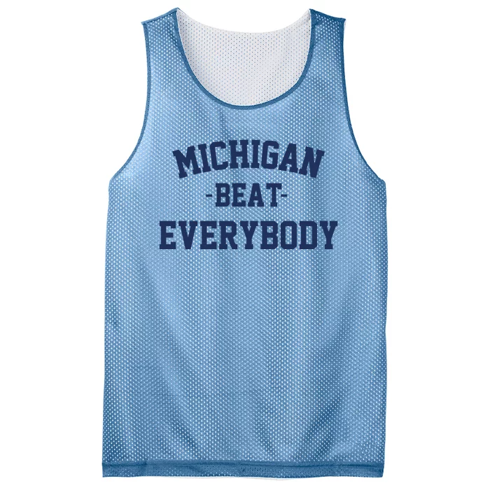 Michigan Beat Everybody National Champs Mesh Reversible Basketball Jersey Tank