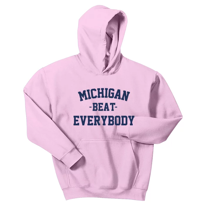 Michigan Beat Everybody National Champs Kids Hoodie