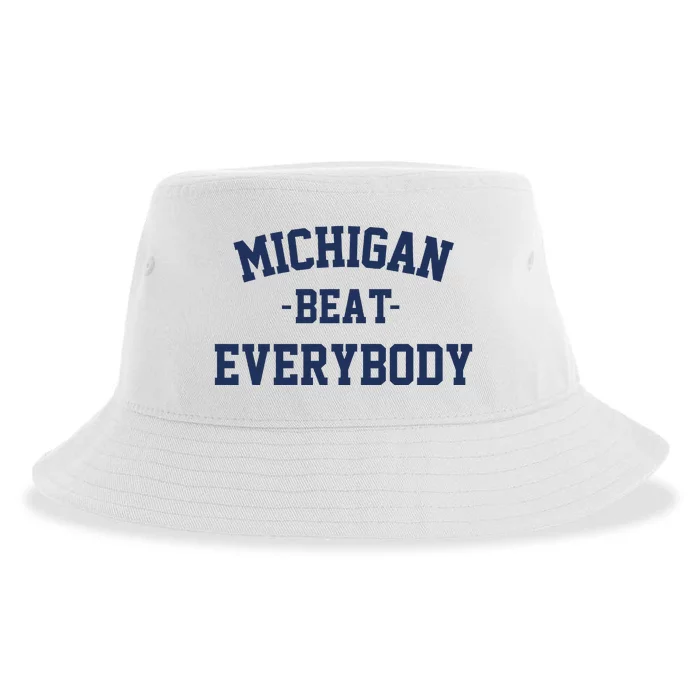 Michigan Beat Everybody National Champs Sustainable Bucket Hat