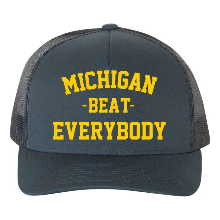 Michigan Beat Everybody National Champs Yupoong Adult 5-Panel Trucker Hat