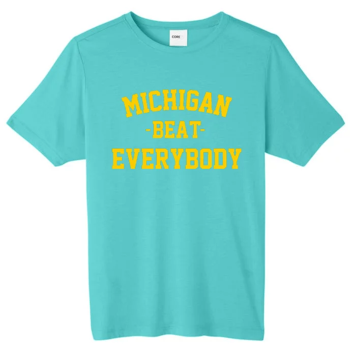 Michigan Beat Everybody National Champs ChromaSoft Performance T-Shirt