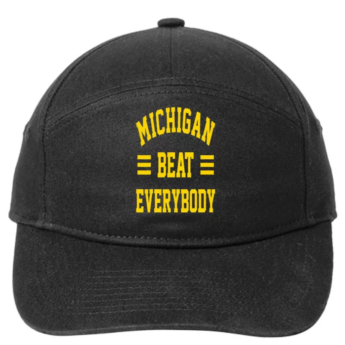 Michigan Beat Everybody 7-Panel Snapback Hat