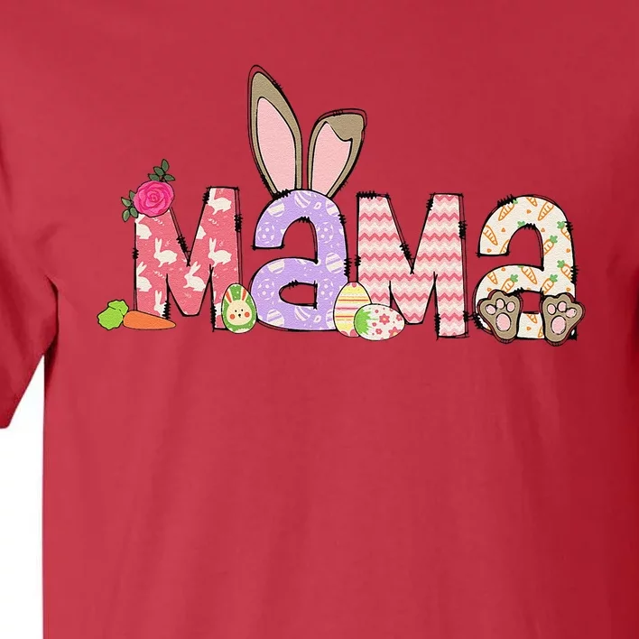 Mama Bunny Easter Mom Pregnancy Expecting Rabbit Mama Tall T-Shirt