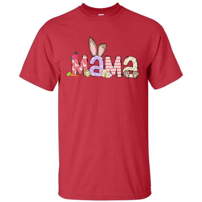 Mama Bunny Easter Mom Pregnancy Expecting Rabbit Mama Tall T-Shirt