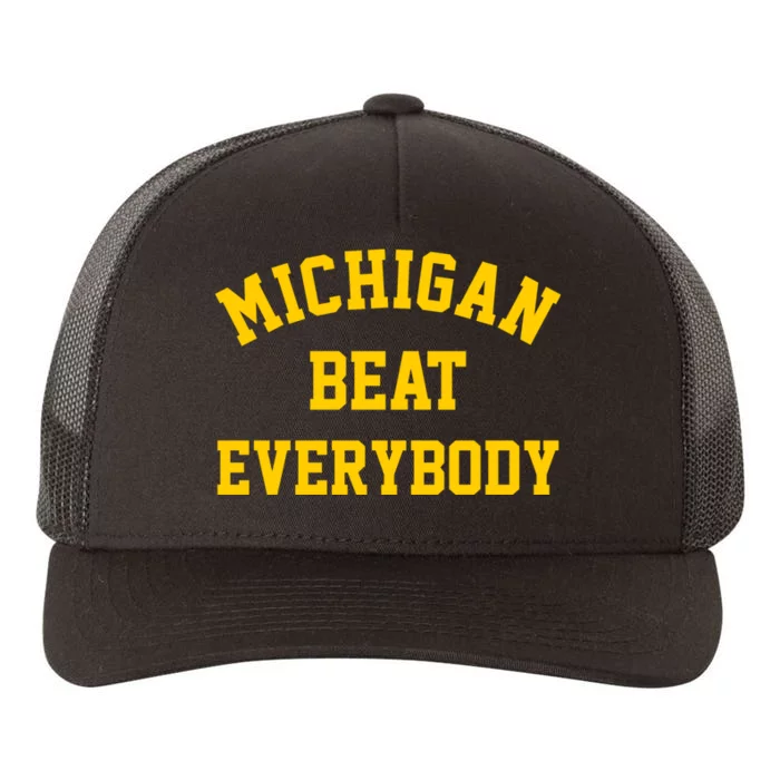 Michigan Beat Everybody Yupoong Adult 5-Panel Trucker Hat