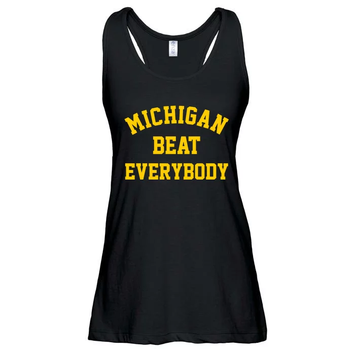 Michigan Beat Everybody Ladies Essential Flowy Tank