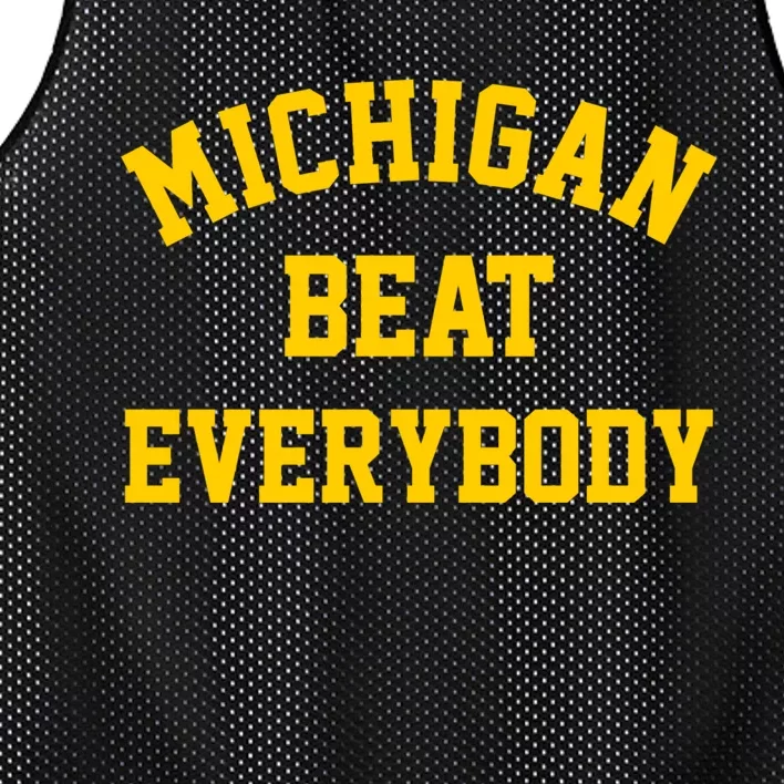 Michigan Beat Everybody Mesh Reversible Basketball Jersey Tank