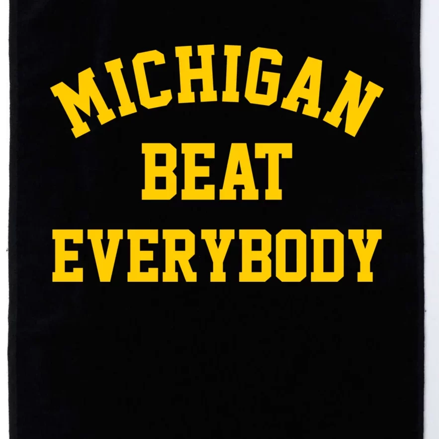 Michigan Beat Everybody Platinum Collection Golf Towel