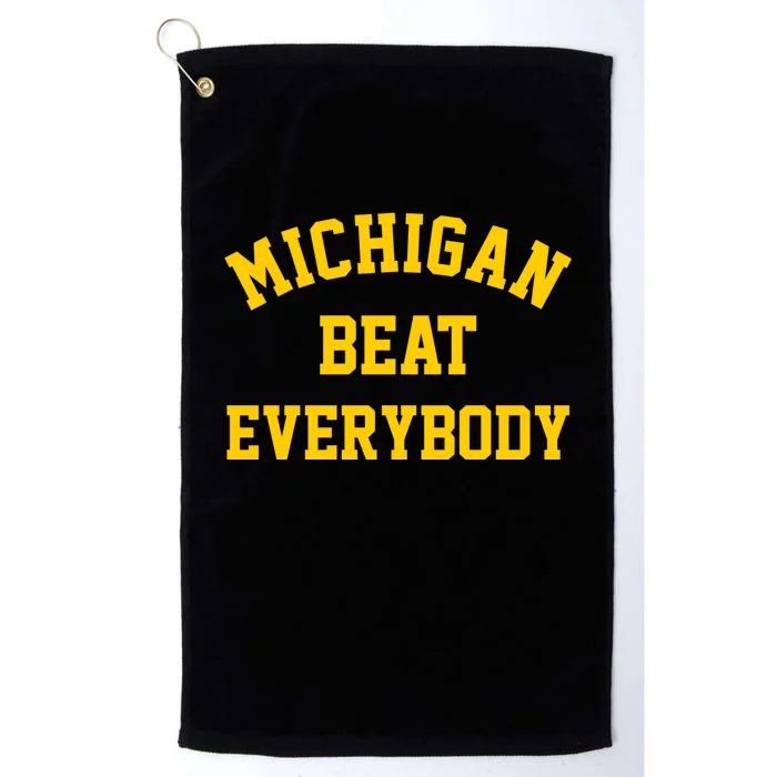 Michigan Beat Everybody Platinum Collection Golf Towel