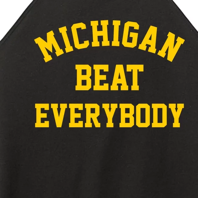 Michigan Beat Everybody Women’s Perfect Tri Rocker Tank